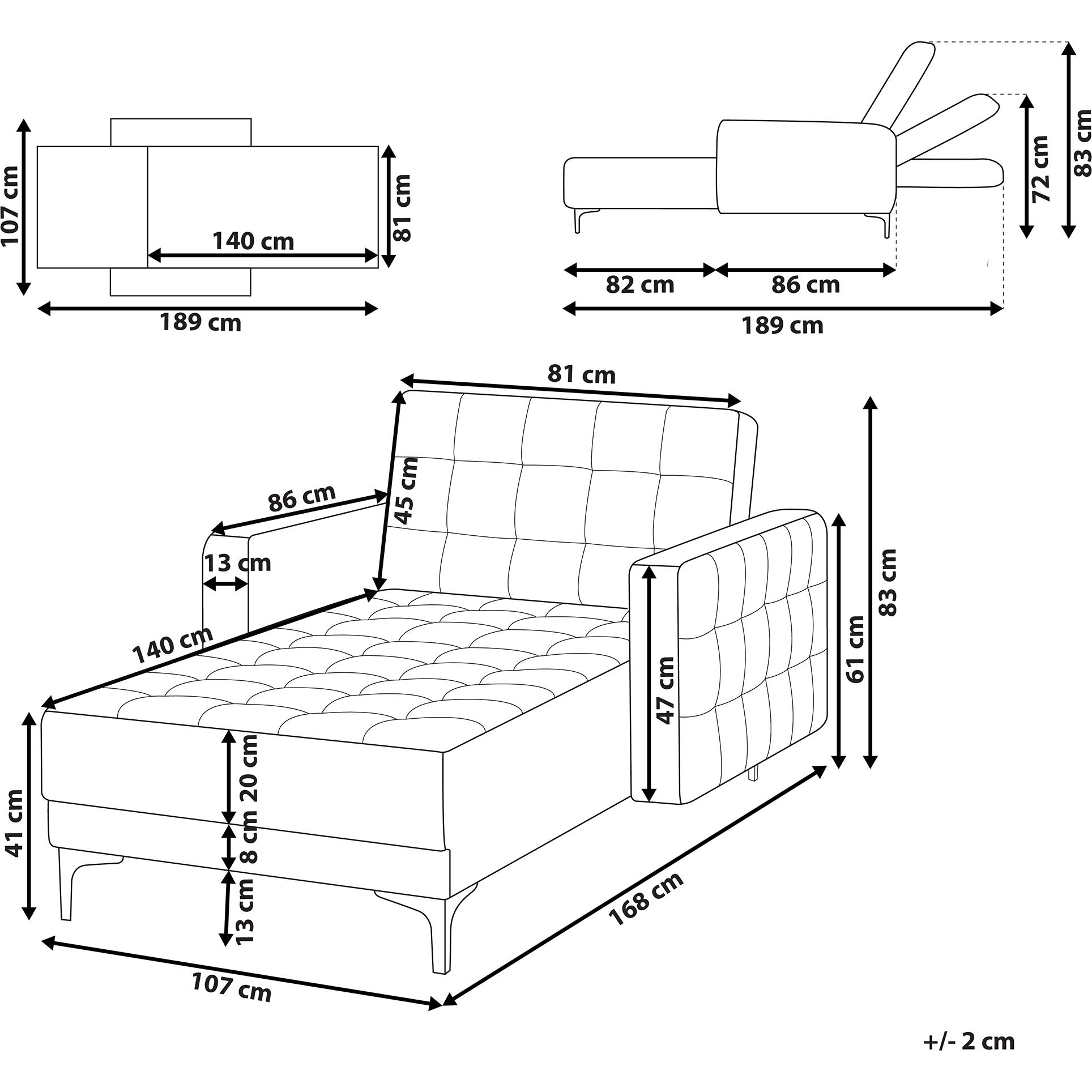 Thumbnail - Beliani, Sofa, Aberdeen (Liege)