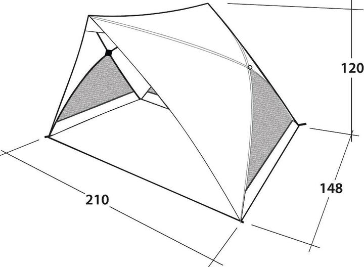 Actual product image Outwell Beach Shelter Formby (beach tent, 2.60 kg)
