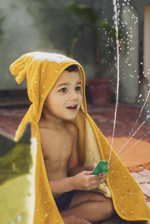 Actual product image Trixie Baby Hooded Bath Towel | 70x130cm Mr. Lion