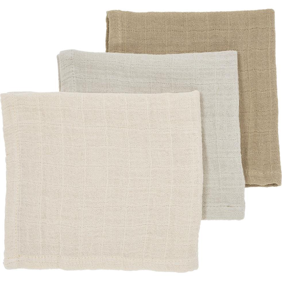 Meyco, Pucktuch + Nuscheli, Baby Uni (30 cm, 30 cm)