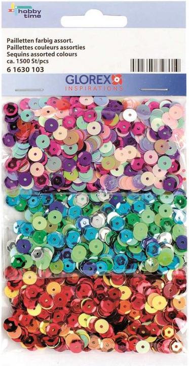 Glorex Pailletten Mix rund