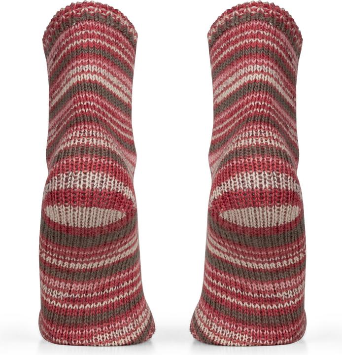 Produktbild Normani 2 Paar Gestrickte Wollsocken Bunt-geringelt (2er Pack, 35 - 38)