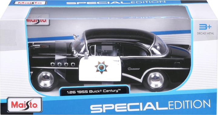 Produktbild Maisto Buick Century 1955 1/24 schwarz