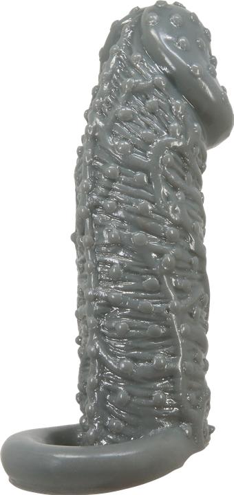 Actual product image Pretty Love Realistic Penis Enlargement and Retardation Sleeve Model 2 Grey