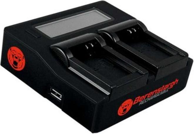Berenstargh Dual LCD Charger (Camera battery charger)
