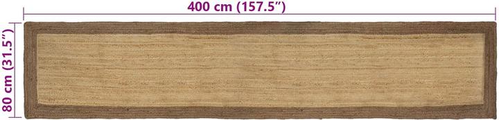 Produktbild vidaXL Moderner Teppich (400 x 80 cm)