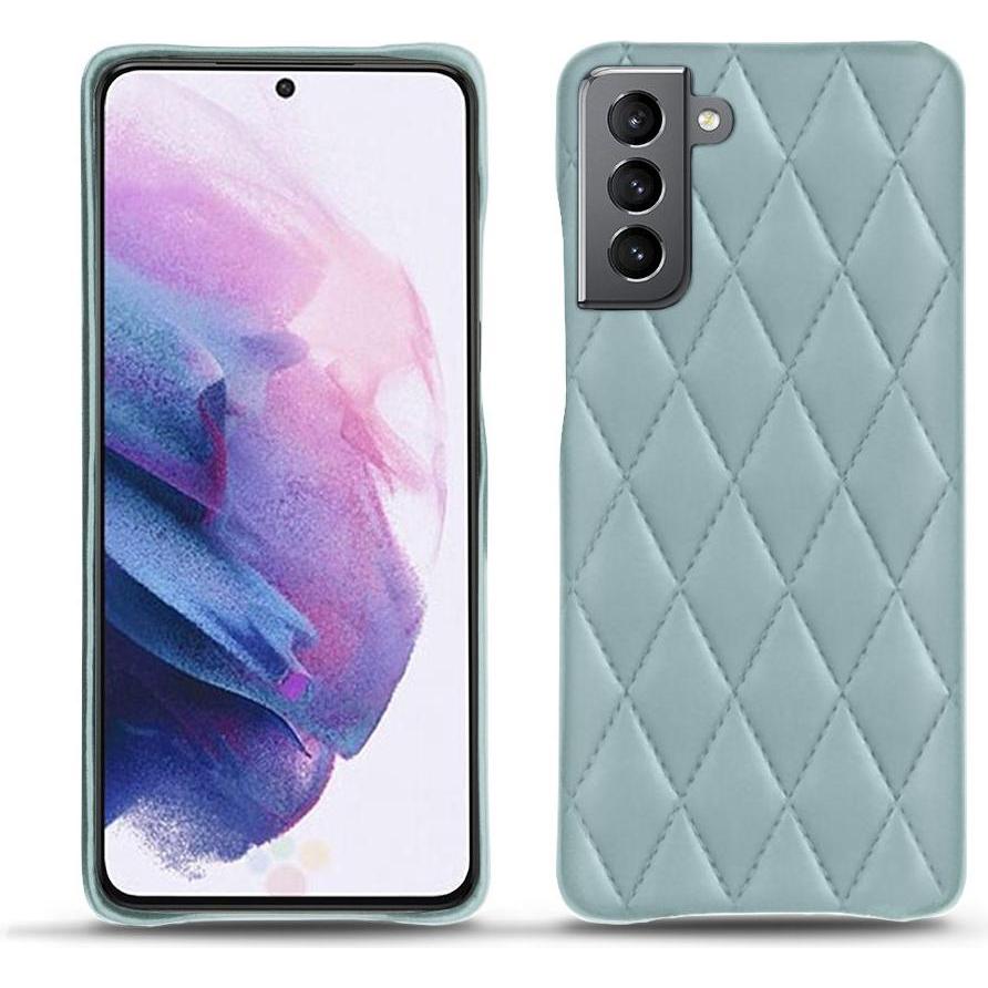 Noreve Lederschutzhülle (Samsung Galaxy S21), Smartphone Hülle, Blau