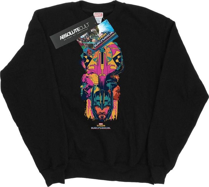 Actual product image Mens Thor Ragnarok Character Totem Sweatshirt (3XL)