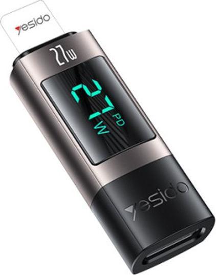 Actual product image Yesido USB-C to Lightning Digital Adapter for Charging/Data Transmission (USB-C, Lightning)