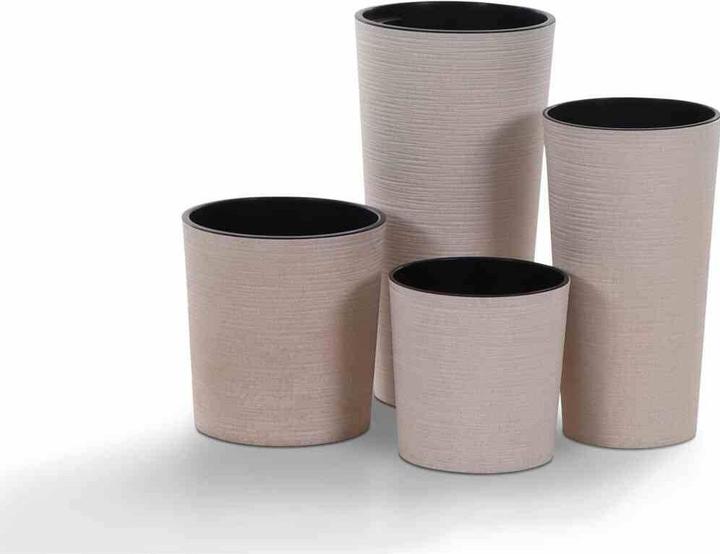 Immagine prodotto Siena Garden Fioriera ECO Lens bianca Ø 25x25,5 cm