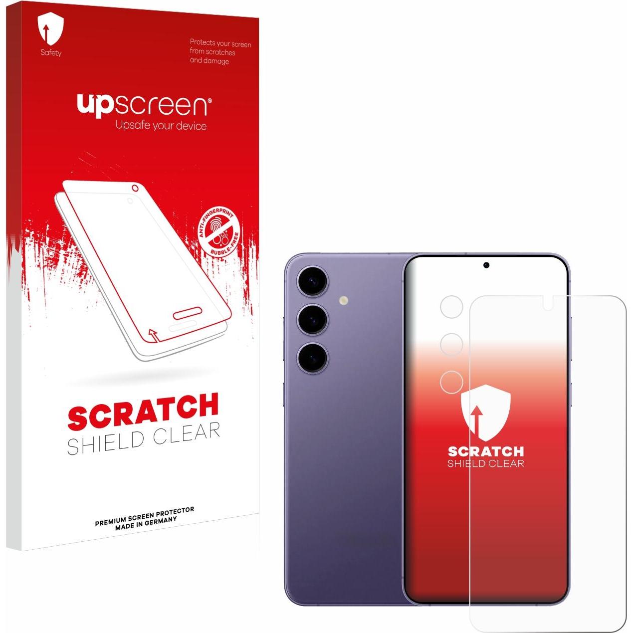 upscreen Scratch Shield Displayschutz (1 Stück, Samsung Galaxy S21), Smartphone Schutzfolie, Transparent