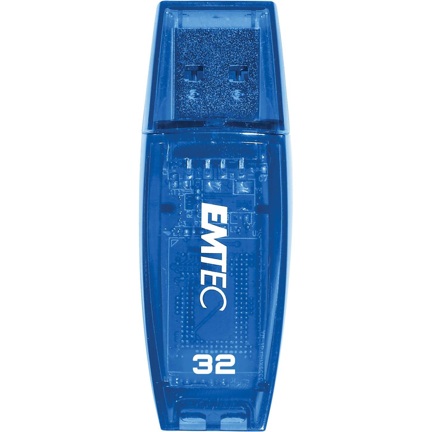 Thumbnail - Emtec C410 Color Mix (32 GB, USB-A, USB 2.0), USB Stick, Blau