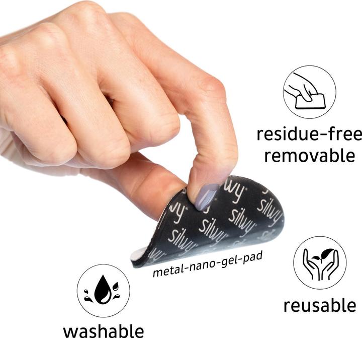 Produktbild Silwy Metall-Nano-Gel-Pads, 4er-Set, 6.5 cm (4 x)