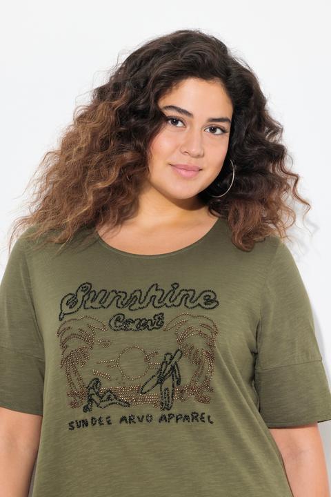Produktbild Ulla Popken T-Shirt, Sunshine, Classic, Rundhals, Halbarm (62)