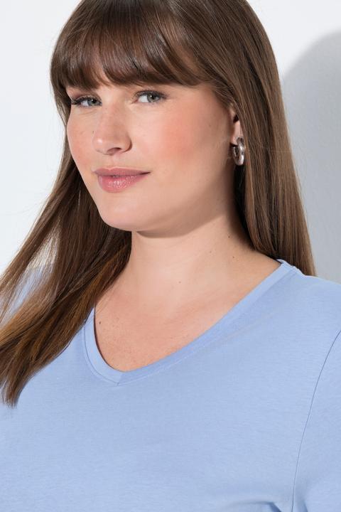 Actual product image Ulla Popken 2 Pack of Eco Cotton Basic Tees (54)