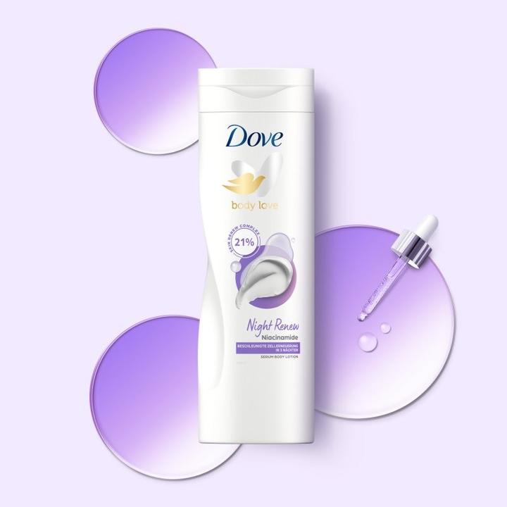 Produktbild Dove Body Lotion Night Renew Serum 400 ml (Körperlotion, 400 ml)