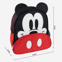 Actual product image Mickey kids backpack school applications, red