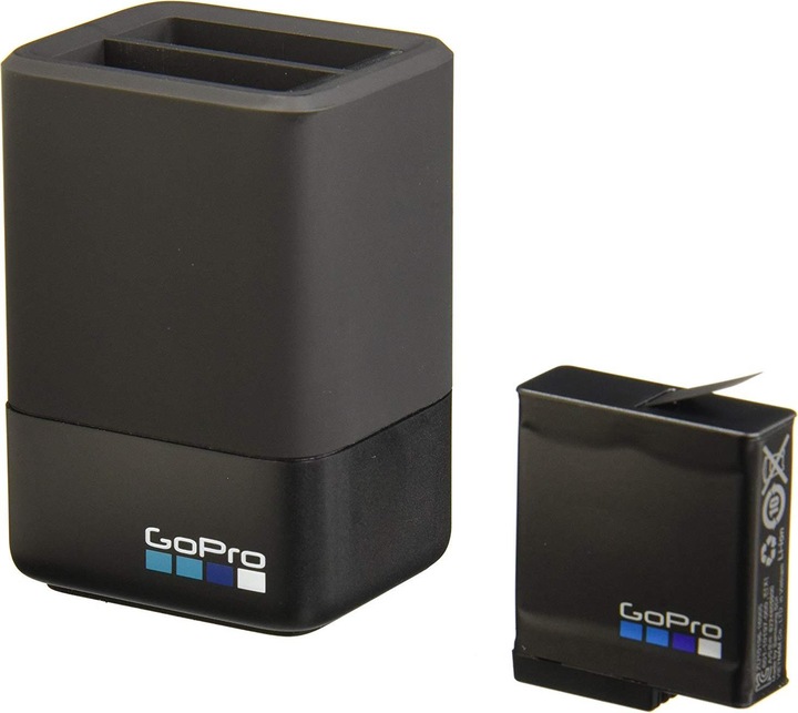 Actual product image GoPro Dual charger + battery for Hero 5 / 6 / 7 (hero 5, Hero 6, Hero 7, Hero 8)