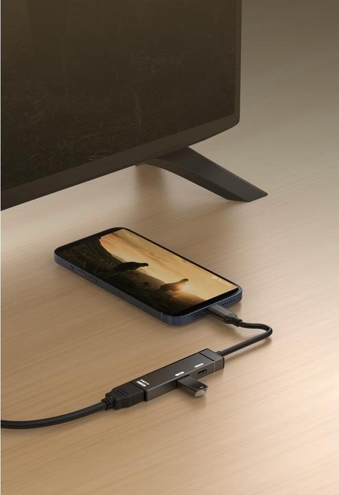 Actual product image PowerGuard 3-in-1 USB-C Multiport Hub HDTV 4K Ultra HD Dock (USB-C)