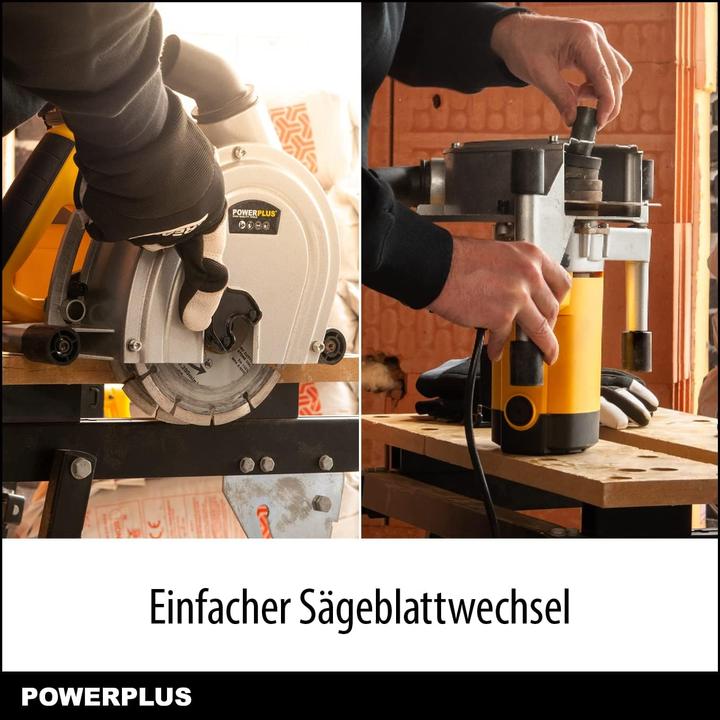 Actual product image Powerplus Wall groover 1800W Ø 150mm - 2 Acc.