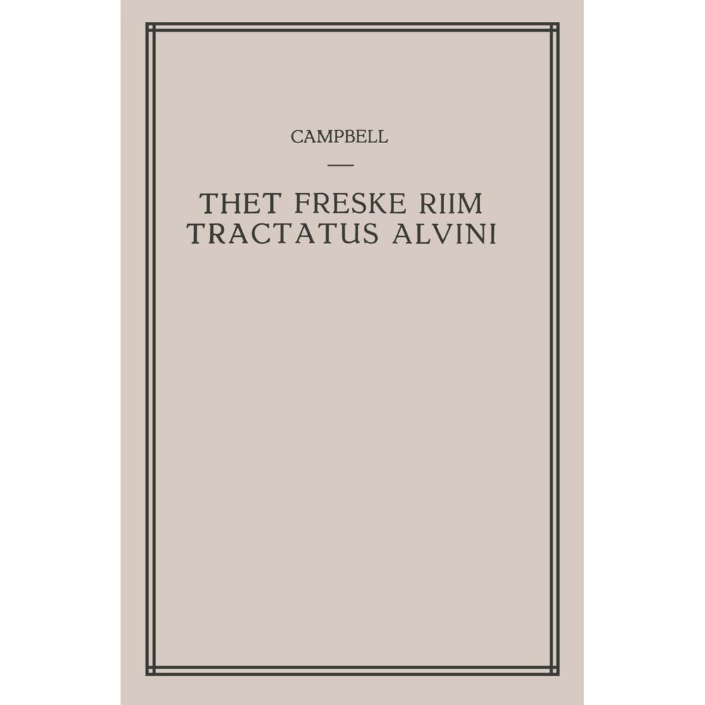 Thet Freske Riim Tractatus Alvini, Fachbücher