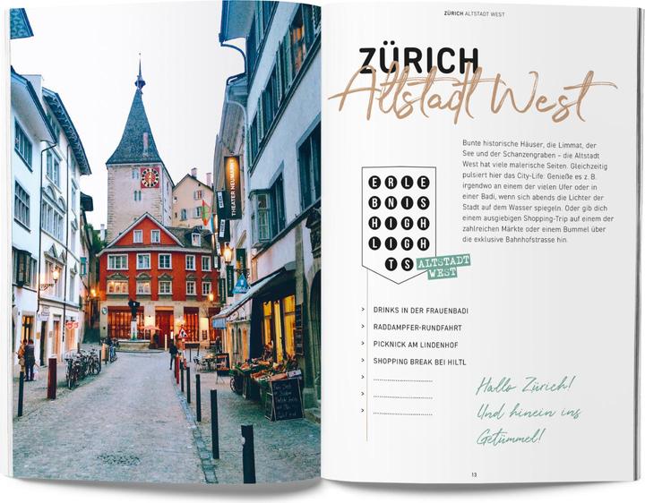 Image du produit GuideMe Reiseführer Zürich (Allemand, Larisa Topalo, 2025)