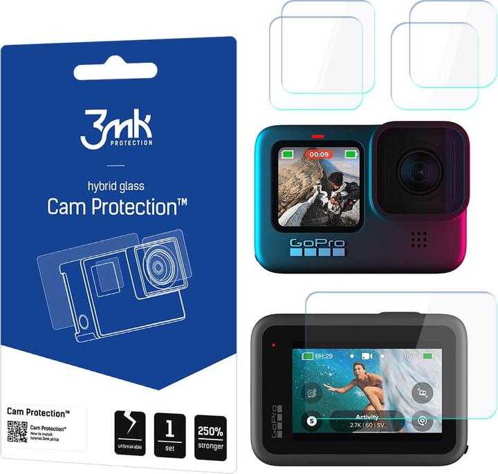 Produktbild 3MK CamProtect GoPro HERO 9 Black Hybrid Glass