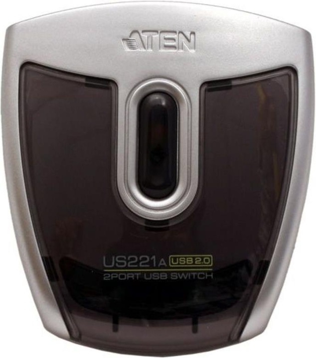 Actual product image Aten US221A 2-Port USB 2.0 Peripheral Switch