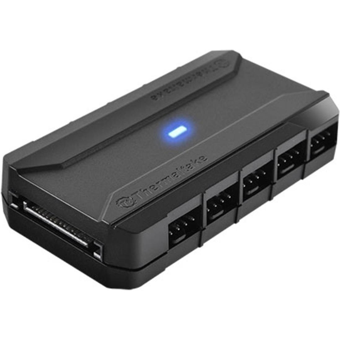 Thermaltake Commander FP (10 Ports), Dockingstation + USB Hub, Schwarz