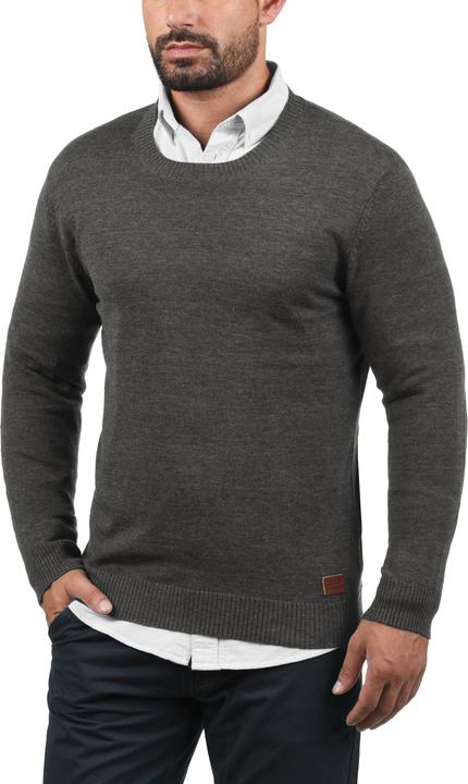 Actual product image Blend Lars Men's Jumper Knit Pullover With V-Neck Flecked (XXL)