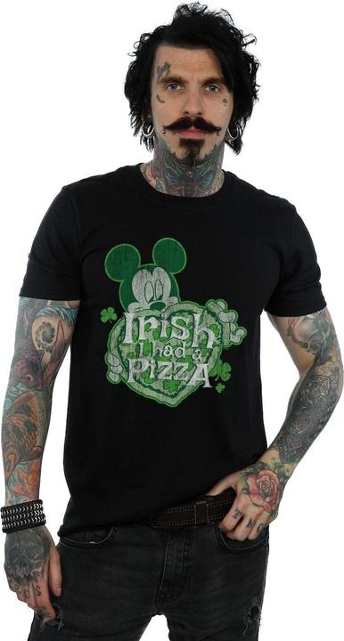 Produktbild Disney Mickey Mouse Shamrock Pizza TShirt (M)
