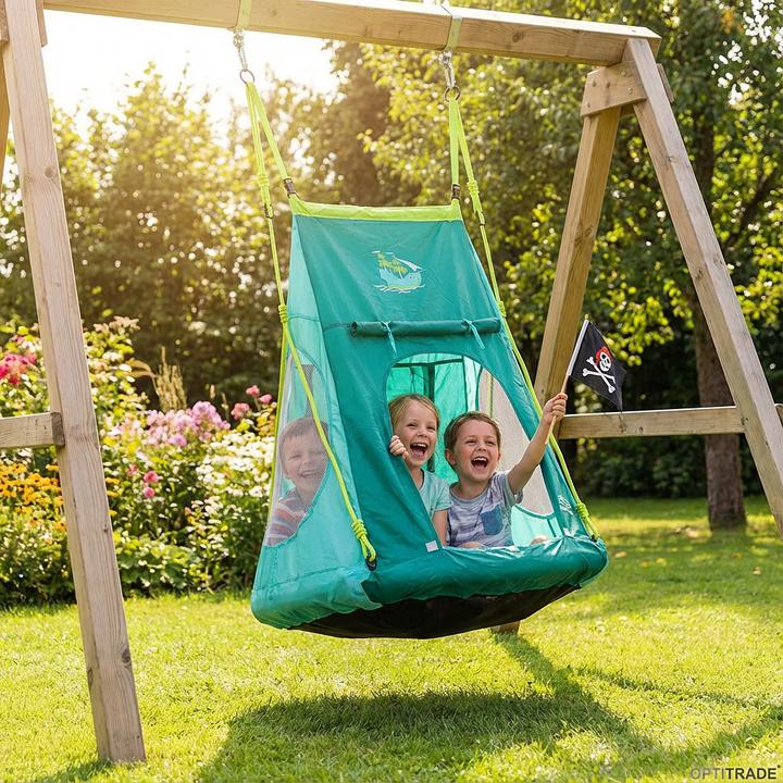 Actual product image Hudora Nest swing with Pirate 90 tent