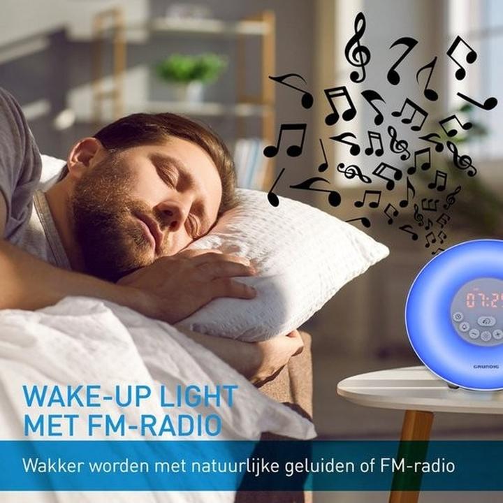 Actual product image Grundig Wake up light with BT speaker