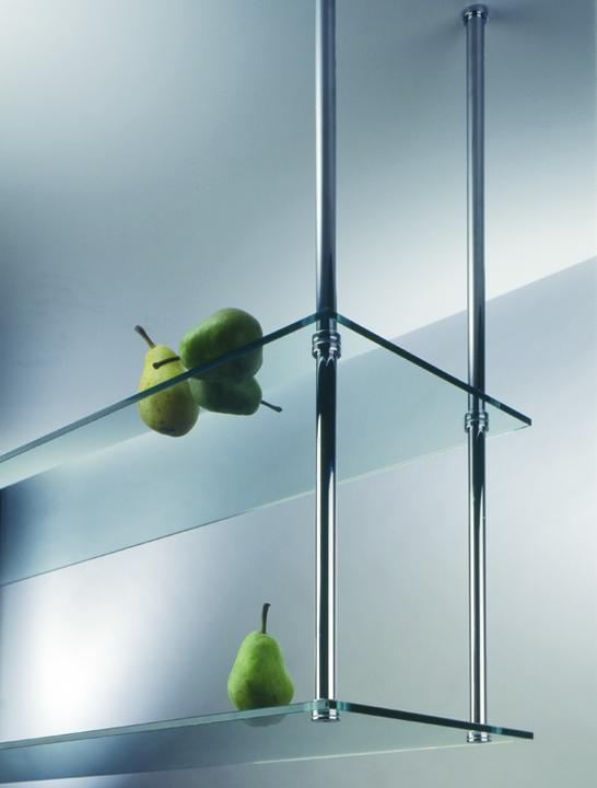 Image du produit Meyer Systèmes de suspension pour tablettes en bois ou en verre (1 pcs)