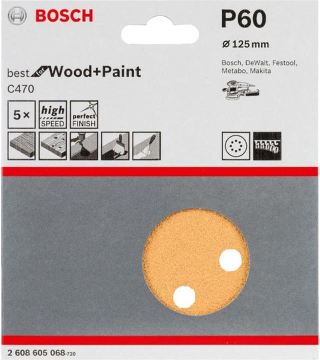 Produktbild Bosch Professional Zubehör Exzenterschleifpapier (60)