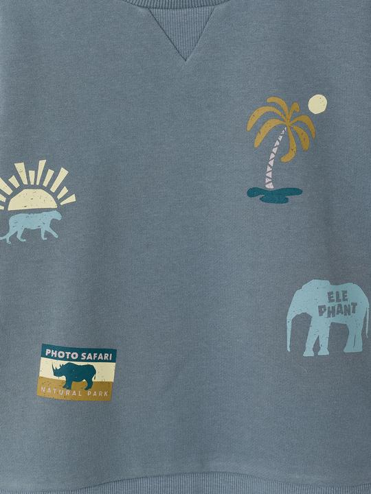 Produktbild Vertbaudet Jungen Sweatshirt mit Tier-Motiven (140)