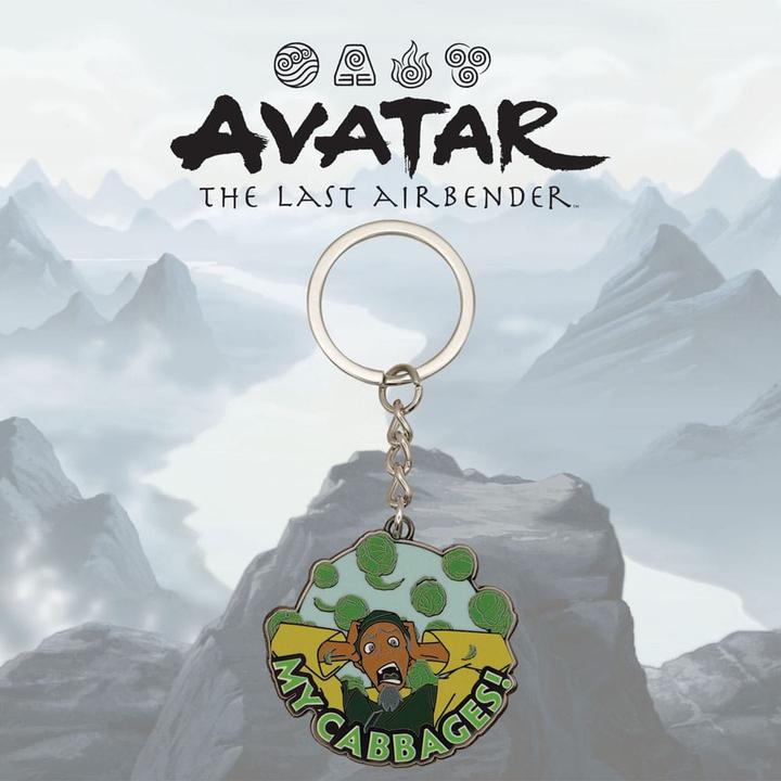 Actual product image Fanattik Avatar The Lord of the Elements Keyring Cabbage Merchant Limited Edition
