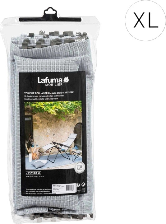 Actual product image Lafuma Futura XL replacement cover for recliner XL Clip