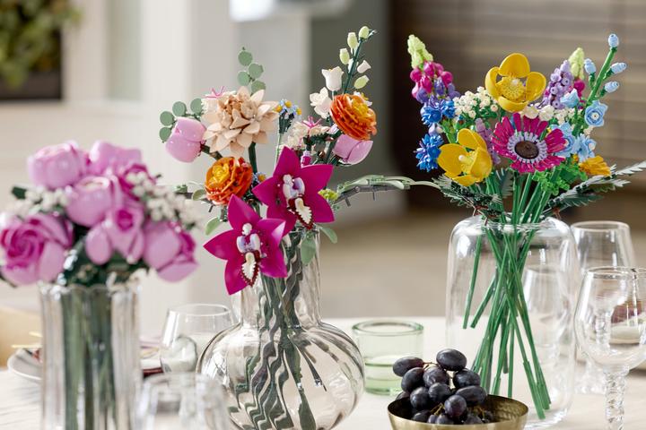 Image du produit LEGO Bouquet de roses roses (10374, LEGO Botanical)