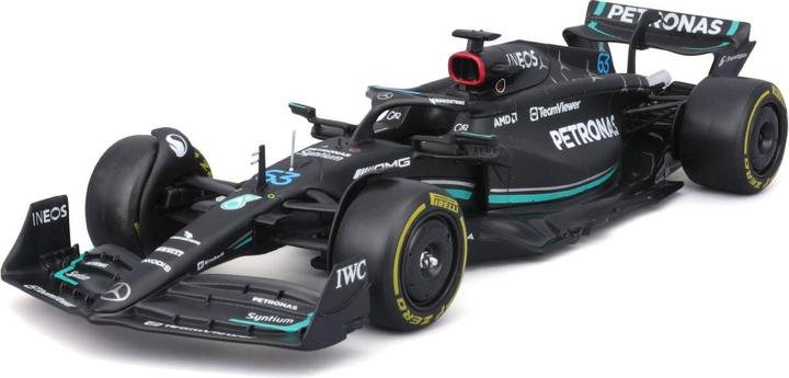 Produktbild Bburago Mercedes-AMG F1 W14 E Perf. 2023 mit Figur 1/24