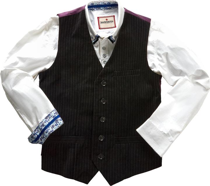 Immagine prodotto Joe Browns Velvet Pinstripe Suit Waistcoat (Banda radio 38 (2600 MHz))