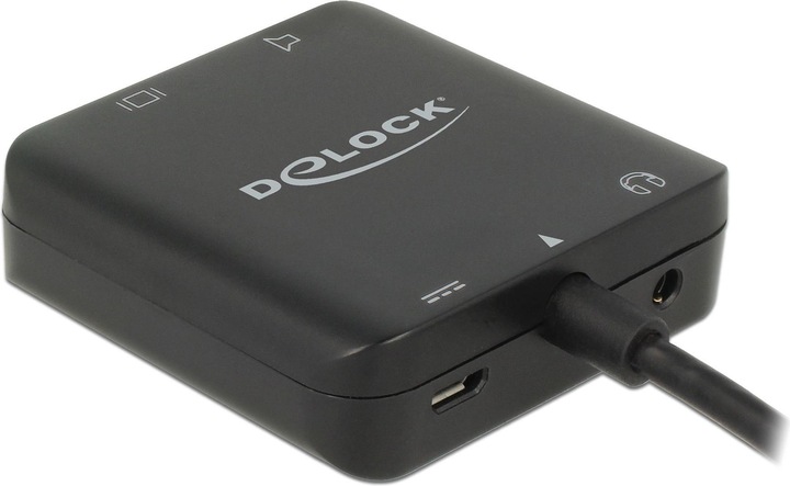 Produktbild Delock HDMI Audio 5.1 Extractor, 4K, 60Hz (HDMI, Micro USB, 15.30 cm)