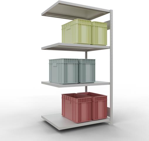 Actual product image Schulte Lagertechnik MULTIplus330 boltless bay system with length ledger