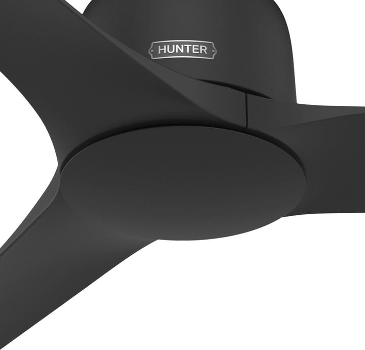 Produktbild Hunter Fans Deckenventilator Athens Schwarz mit Fernbedienung (44 dB)