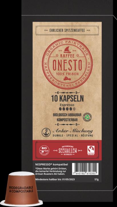 Image du produit Onesto Kaffeekapseln (150 x Port.)