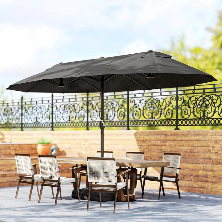 Image du produit Outsunny Doppel-Sonnenschirm (2.65 m)