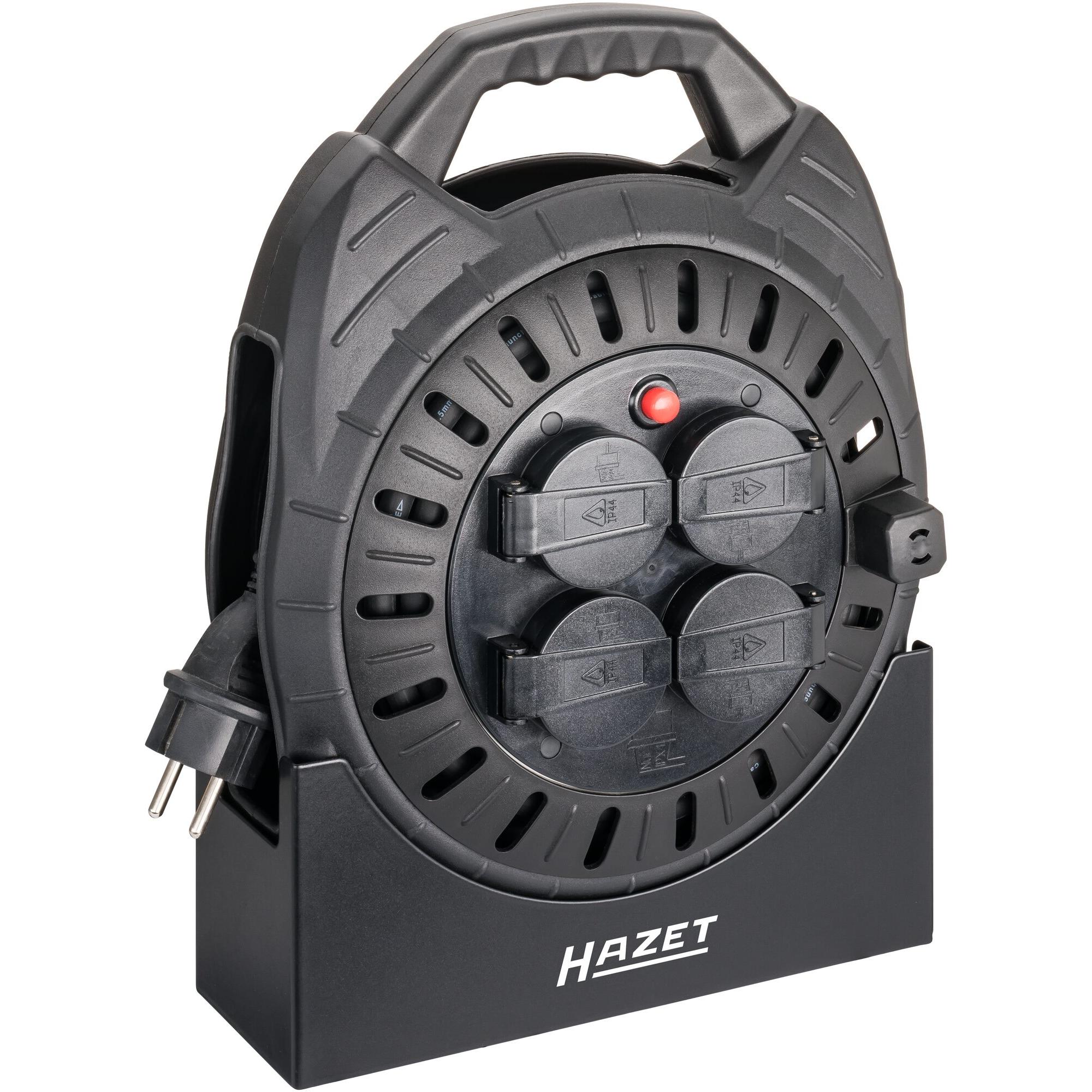 HAZET, Kabelrolle, Kabeltrommel mit Halter 161N-3D/2 (10 m, 1.50 mm²)