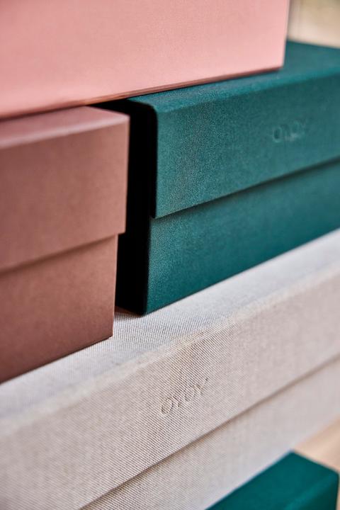 Produktbild OYOY Living Aufbewahrungsbox Hako A3, Dunkelgrün (22 l)