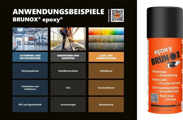 Produktbild Brunox Epoxy Rostlöser und Grundierung (400 ml, Transparent)