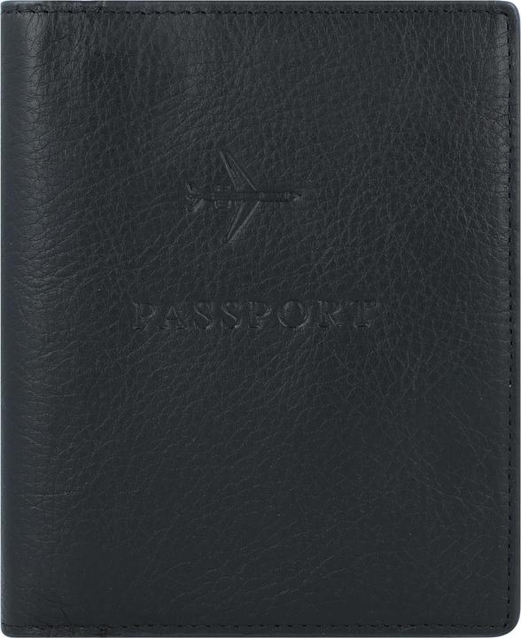 Actual product image Fossil Leather passport holder 11.5 cm